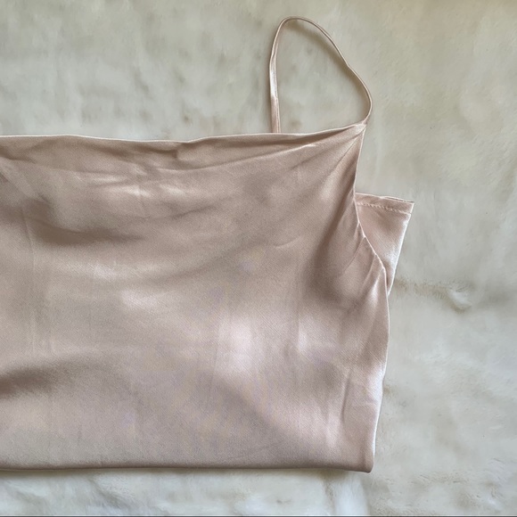 L'Academie Cowl Cami Top Champagne Size S NWT - Picture 12 of 16